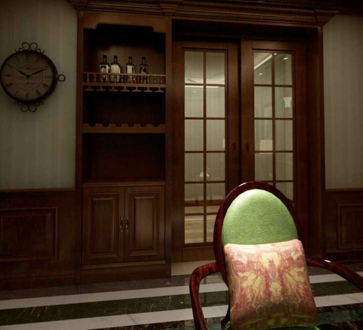 美式古典客餐廳